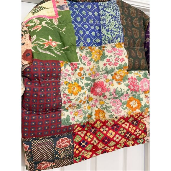 Found by Free People Mixed Print Garden Puffer - Picture 7 of 10